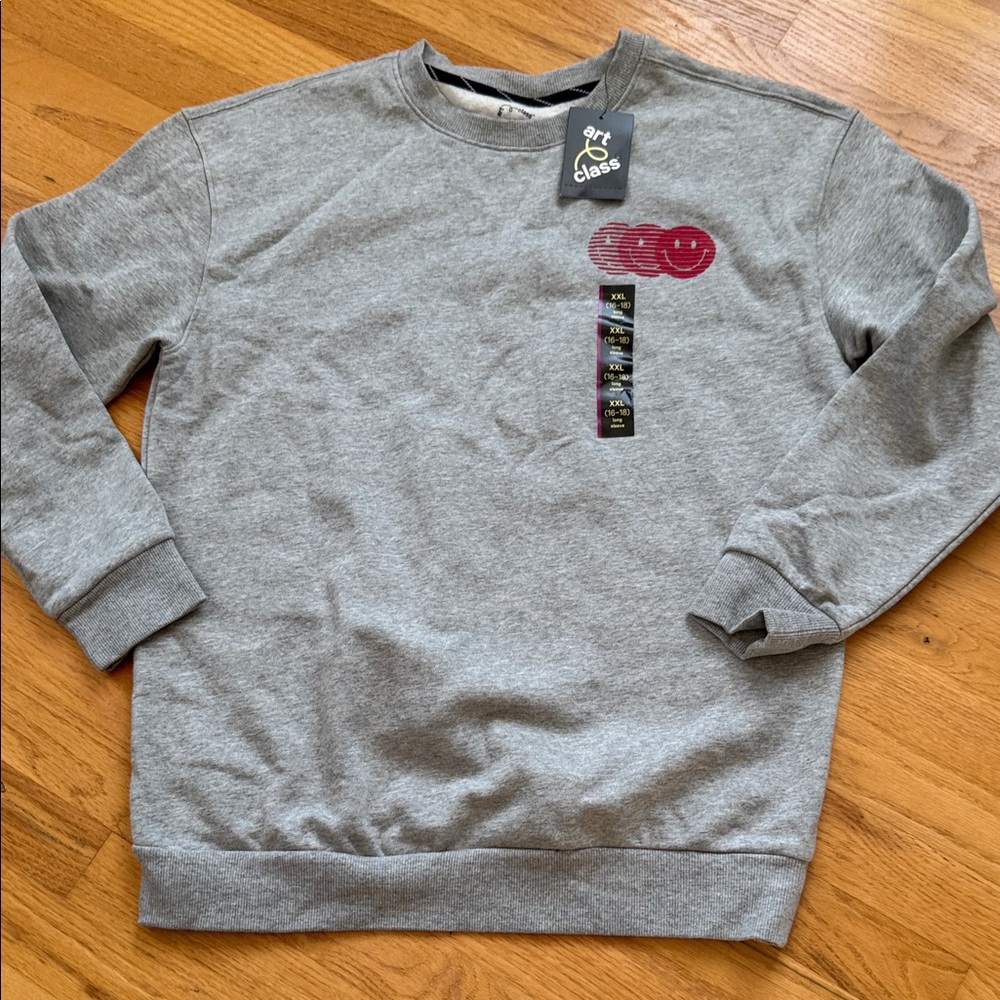 Women’s Men's Youth Crewneck Fleece Pullover Sweatshirt